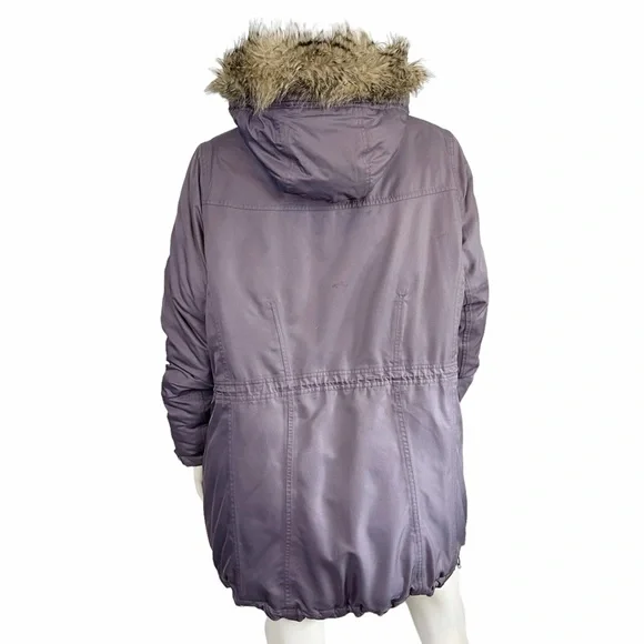 EDDIE BAUER Weatheredge Lavender Purple Goose Down Parka Jacket - Picture 4 of 7